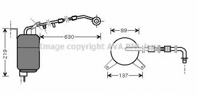 AVA QUALITY COOLING fdd111 -  Осушитель, кондиционер